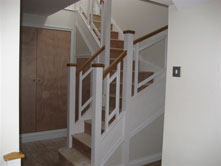 Made to measure staircases giving access to loft conversions